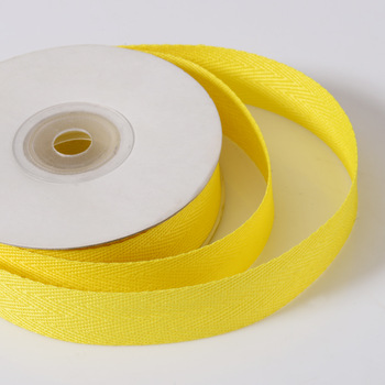 Yellow Polyester Woven Tape